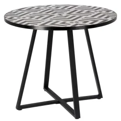 Runder Tisch mit Keramik Mosaik - Aurelias^Wohnen Best