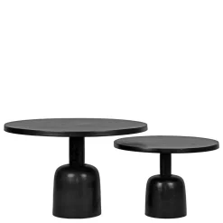 Runder Wohnzimmertisch auf Säulengestell - Talateo^Wohnen Discount