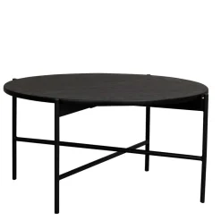 Wohnen Runder Wohnzimmertisch mit Metallgestell - Enetta