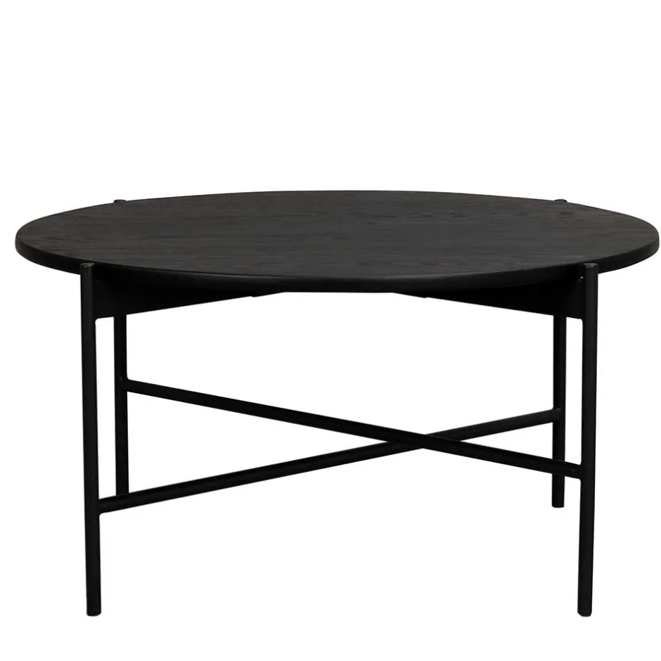 Wohnen Runder Wohnzimmertisch mit Metallgestell - Enetta