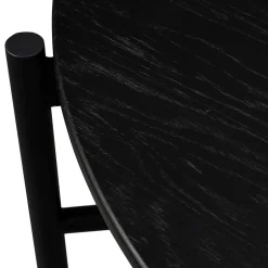 Wohnen Runder Wohnzimmertisch mit Metallgestell - Enetta