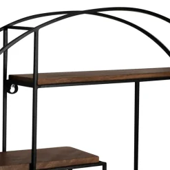 Wohnen Rundes Hängeregal im Industrial Style - Lusa