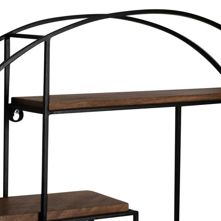 Wohnen Rundes Hängeregal im Industrial Style - Lusa