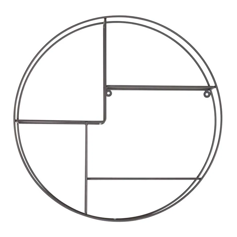 Wohnen Rundes Hängeregal in Grau - Vacances