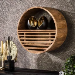 Rundes Wandregal mit Schublade - Detroit^Wohnen Hot