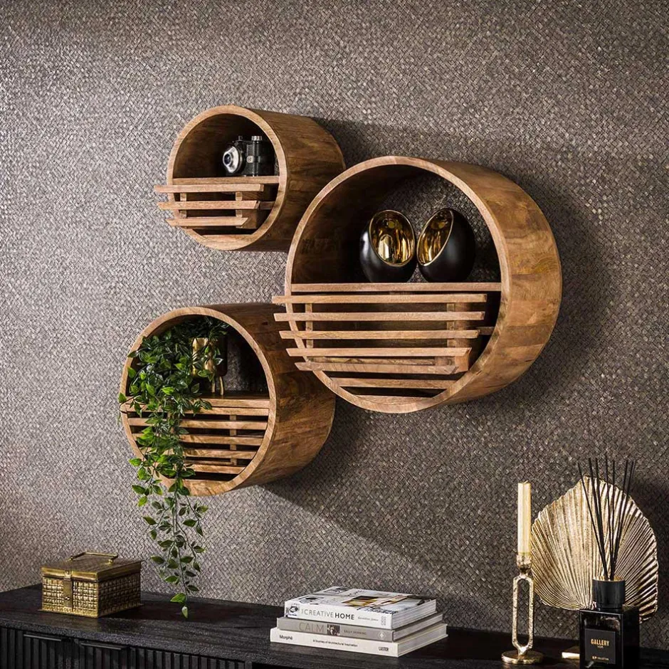 Rundes Wandregal mit Schublade - Detroit^Wohnen Hot