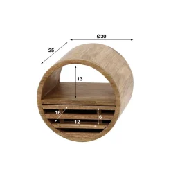 Rundes Wandregal mit Schublade - Detroit^Wohnen Hot