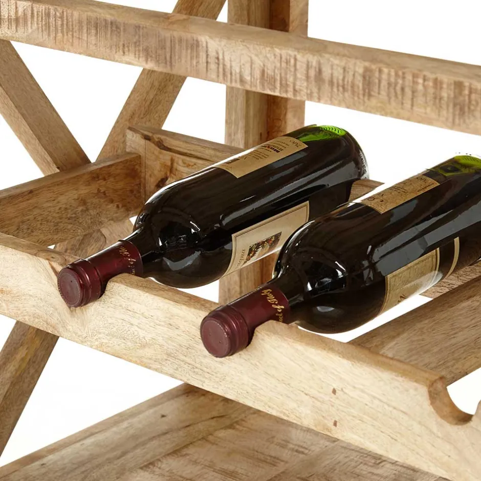 Rustikaler Barwagen auf Metallrollen - Radulyn^Wohnen Clearance