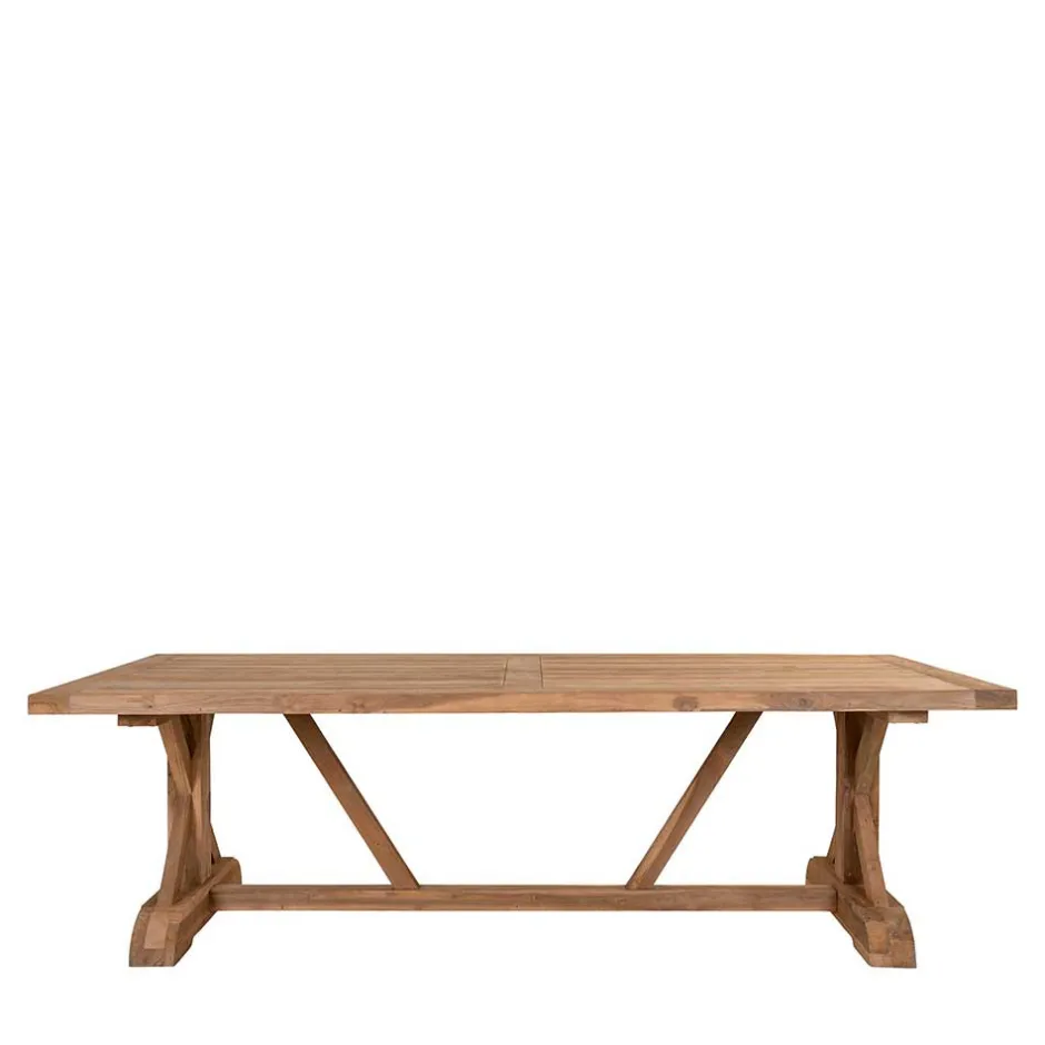 Rustikaler Gartentisch aus Teak Massivholz - Acess^Wohnen Clearance