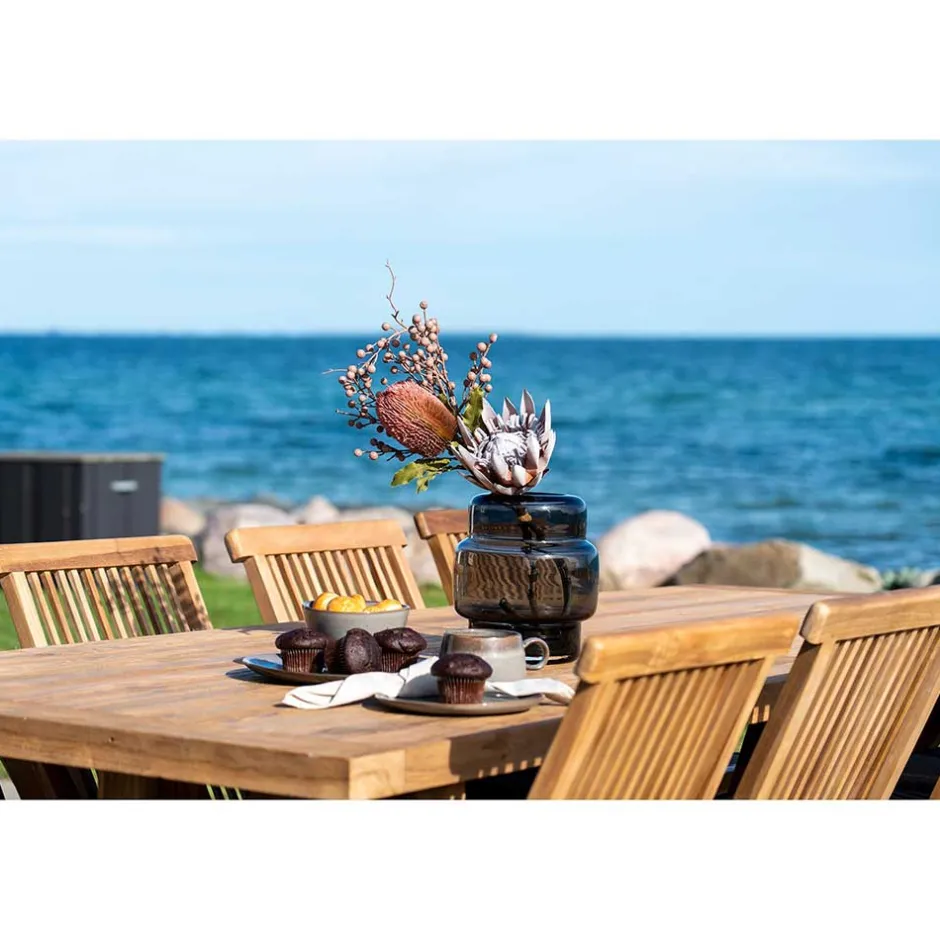 Rustikaler Gartentisch aus Teak Massivholz - Acess^Wohnen Clearance