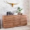 Wohnen Rustikales Design Sideboard Pisino aus Holz Akazie massiv