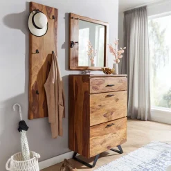 Wohnen Rustikal-moderne Flurmöbel Kombi - Elmin (dreiteilig)