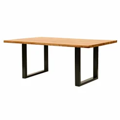 Rustikal-moderner Esstisch Grosma mit Holzplatte massiv rechteckig^Wohnen Outlet