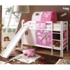Rutsche Etagenbett für Mädchen in Weiß - Trevora^Wohnen Best