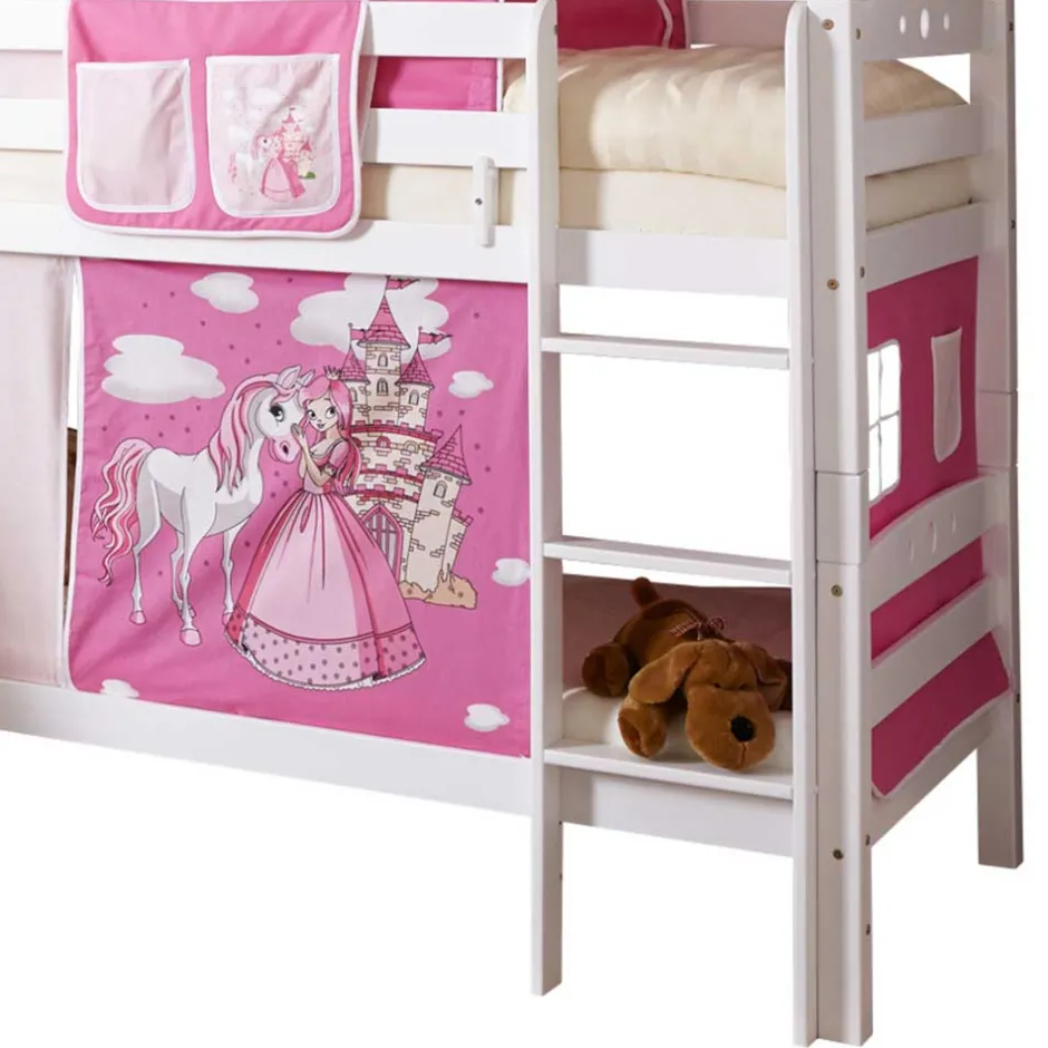 Rutsche Etagenbett für Mädchen in Weiß - Trevora^Wohnen Best