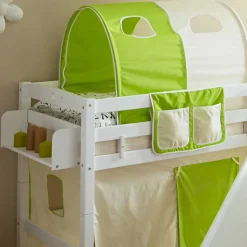 Rutsche Kinder-Hochbett in Weiß - Ricucho^Wohnen Clearance