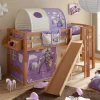 Kinder Wohnen Rutsche Podest Hochbett in Buche Natur - Russell