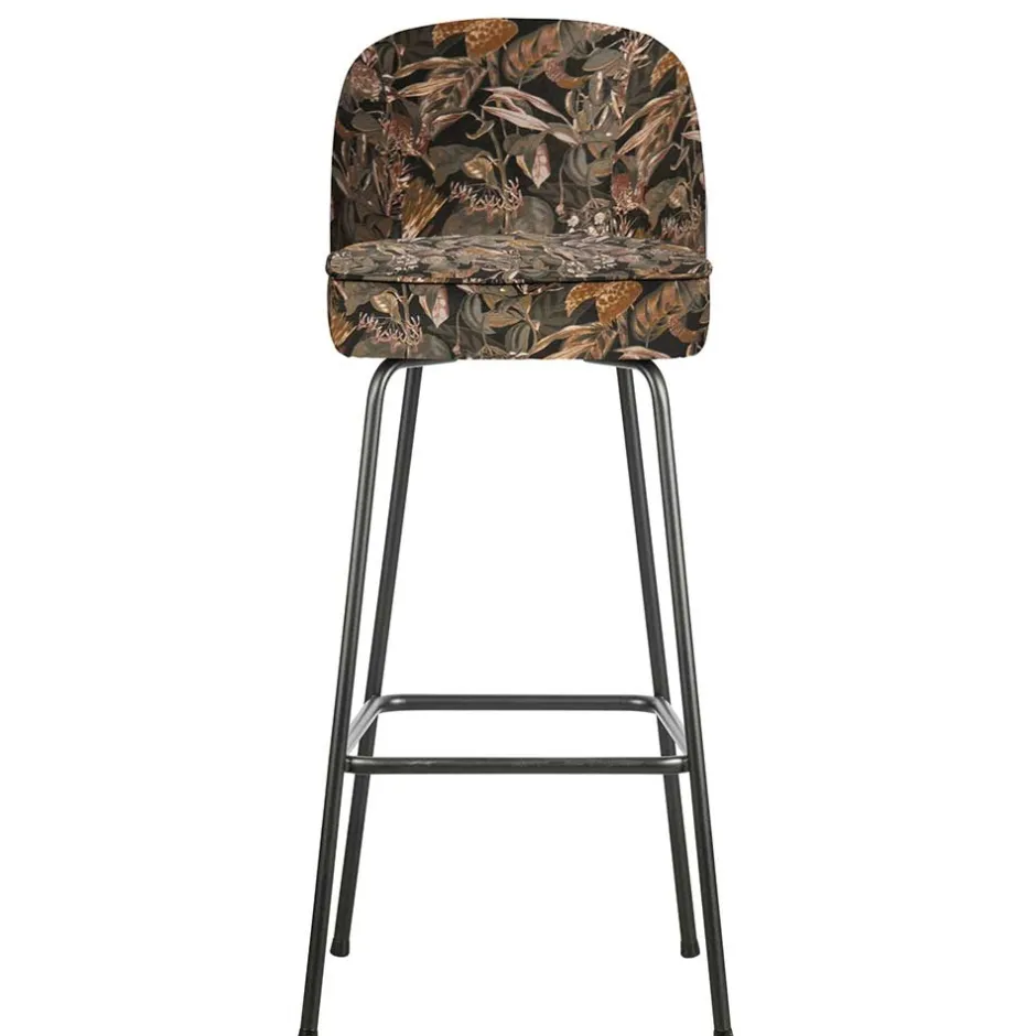 Samt Barstuhl mit Pflanzen Muster - Nongo^Wohnen Online