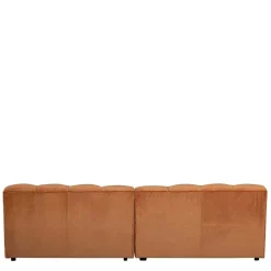 Wohnen Samt Designcouch in Terracotta - Gracey