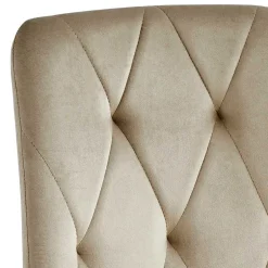 Samt Esstischstühle in Taupe - Temir (4er Set)^Wohnen Online