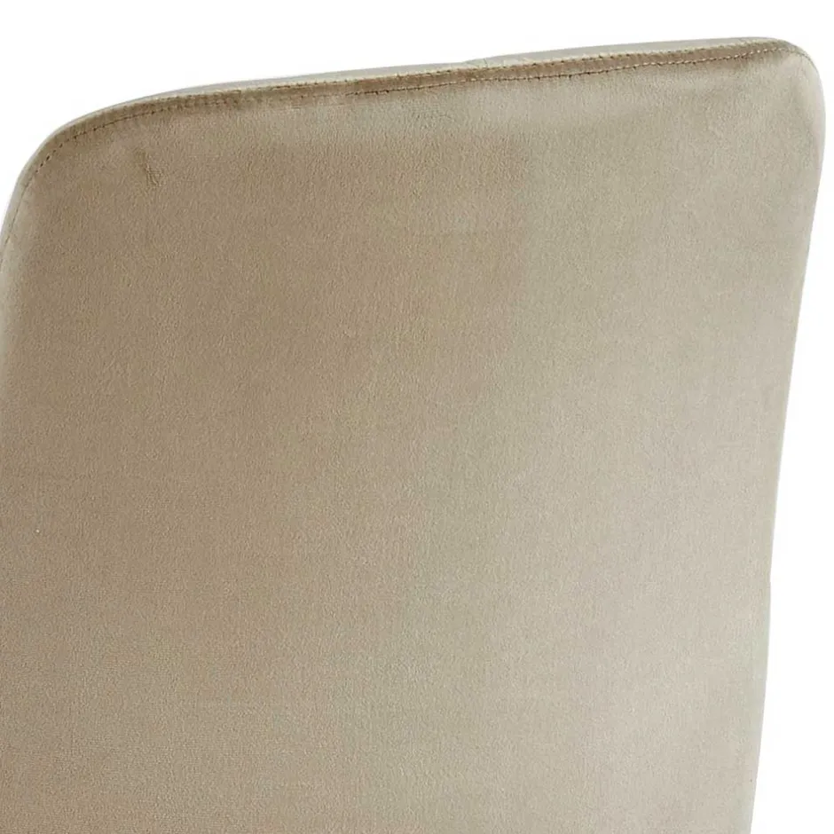 Samt Esstischstühle in Taupe - Temir (4er Set)^Wohnen Online