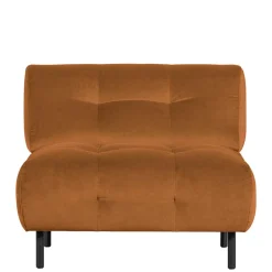 Samtsessel in Hellbraun - Mindnight^Wohnen Hot