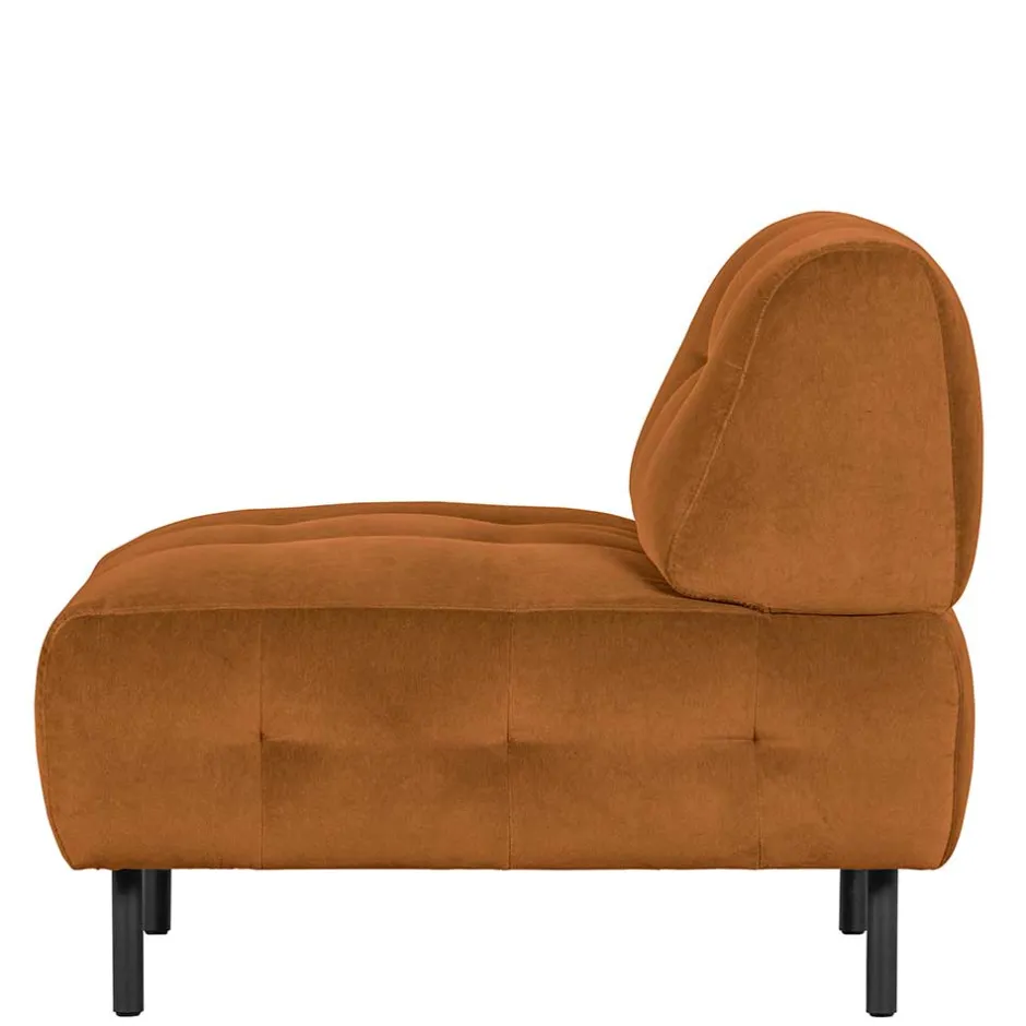Samtsessel in Hellbraun - Mindnight^Wohnen Hot