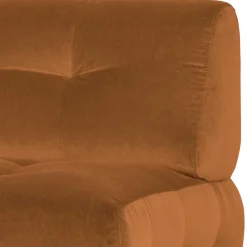 Samtsessel in Hellbraun - Mindnight^Wohnen Hot