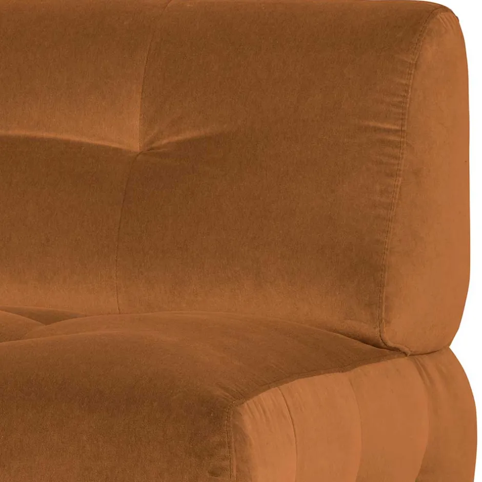 Samtsessel in Hellbraun - Mindnight^Wohnen Hot