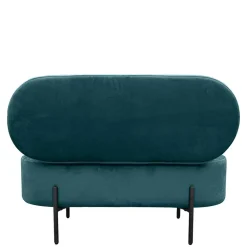 Samt-Truhenbank in Dunkelgrün - Comota^Wohnen Sale