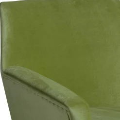 Samtvelours Polstersessel in Oliv Grün - Canossa^Wohnen Online