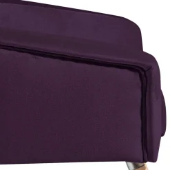 Samtvelours Sessel in Dunkellila - Career^Wohnen Best