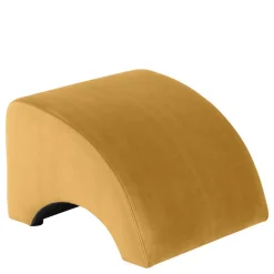 Wohnen Samtvelours Sessel in Gelb und Schwarz - Nikaragva