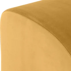 Wohnen Samtvelours Sessel in Gelb und Schwarz - Nikaragva