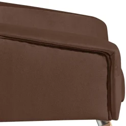 Wohnen Samtvelours Wohnzimmersessel in Braun - Botein