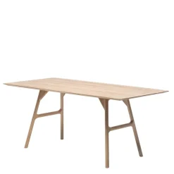 Wohnen Scandi Chic Eichentisch in Bianco geölt - Ravona