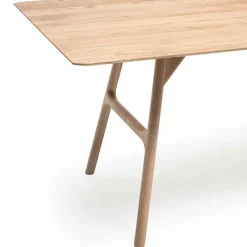 Wohnen Scandi Chic Eichentisch in Bianco geölt - Ravona