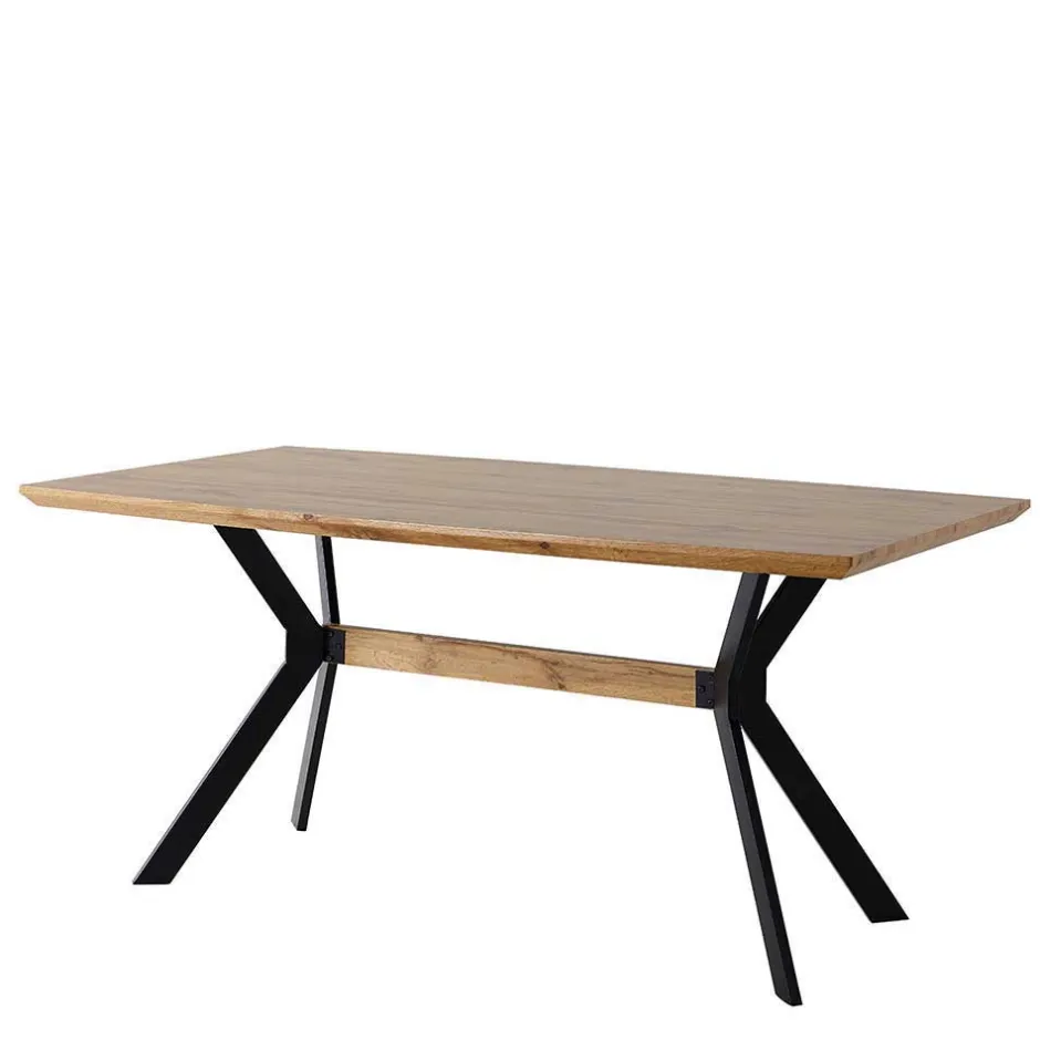 Wohnen Scandi Chic Essgruppe mit Polsterstühlen - Coestra (fünfteilig)