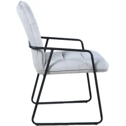 Wohnen Scandi Chic Essgruppe mit Polsterstühlen - Coestra (fünfteilig)