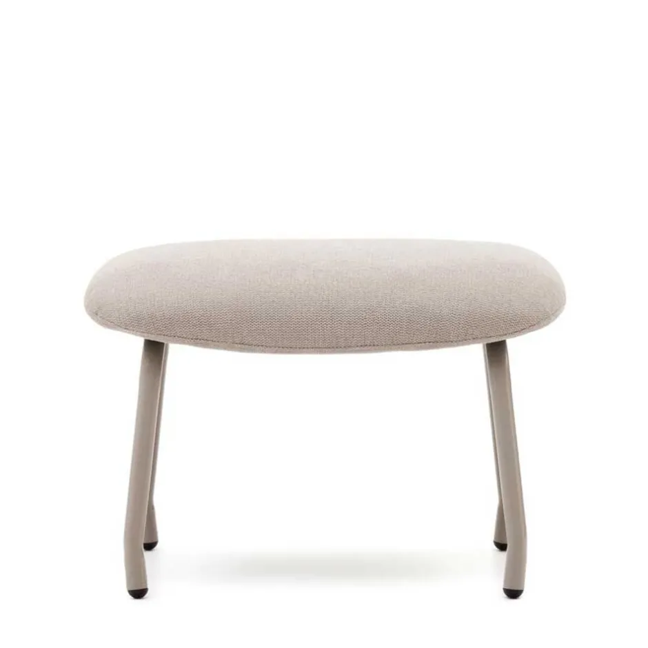 Scandi Chic Hocker in Beige und Weiß - Bondo^Wohnen New