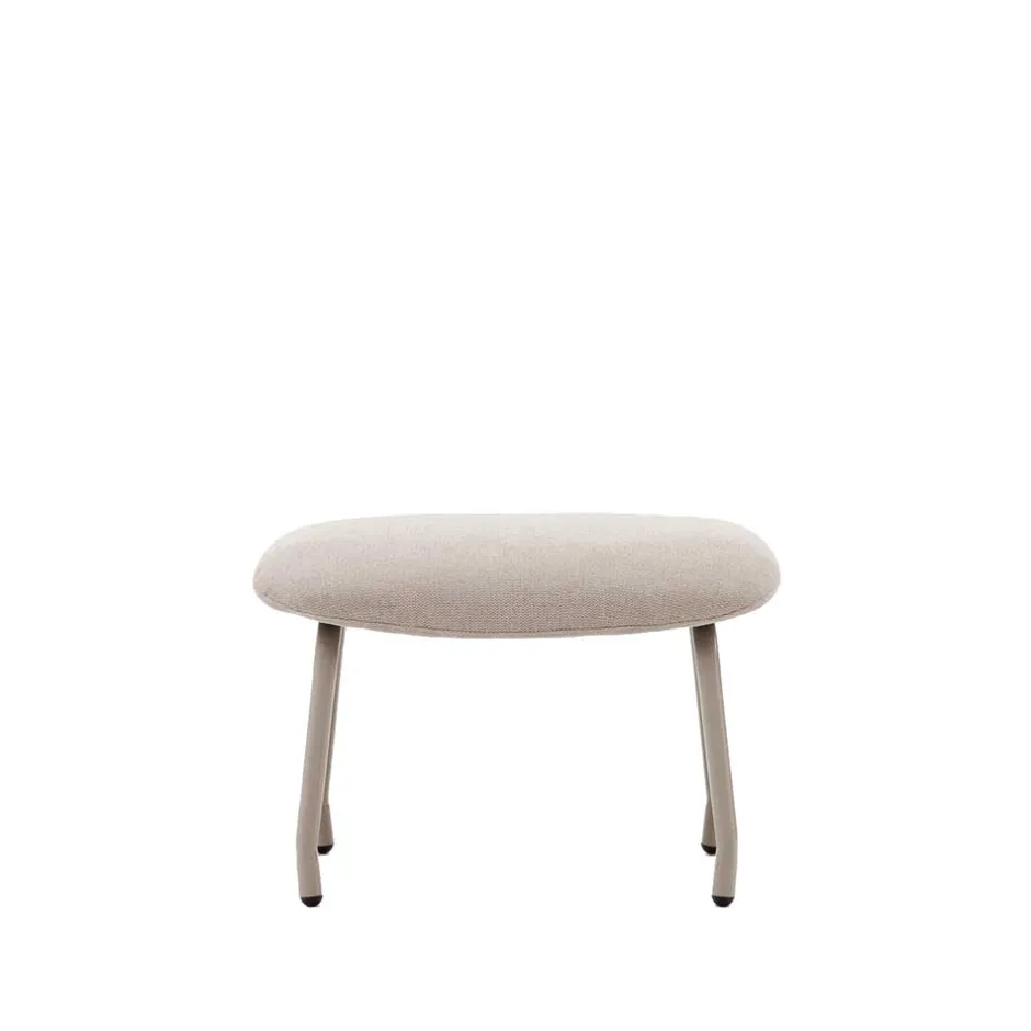 Scandi Chic Hocker in Beige und Weiß - Bondo^Wohnen New