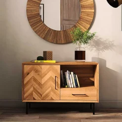 Scandi Chic Kommode aus Wildeiche & Metall - Kerfa^Wohnen Sale