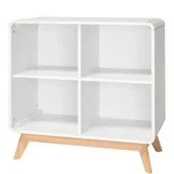 Scandi Chic Regal in Weiß mit Eiche - Kolreva^Wohnen Clearance