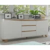 Scandi Chic Sideboard in Weiß - Cady^Wohnen Online