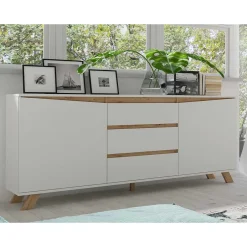 Scandi Chic Sideboard in Weiß - Cady^Wohnen Online