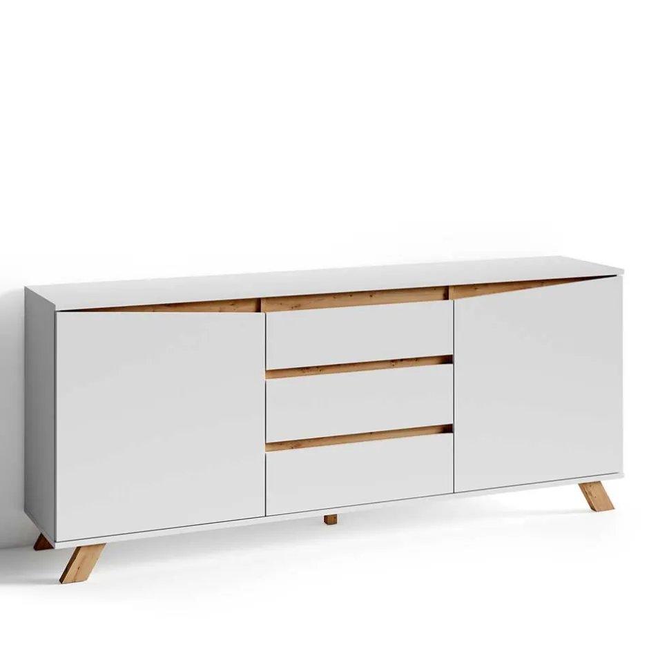 Scandi Chic Sideboard in Weiß - Cady^Wohnen Online
