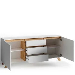 Scandi Chic Sideboard in Weiß - Cady^Wohnen Online