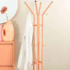 Wohnen Scandi Chic Standgarderobe in Terracotta - Liz