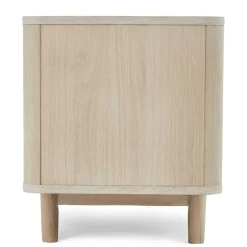 Wohnen Scandi Chic TV Lowboard in Eiche Weiß - Rosanna