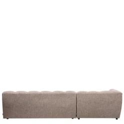 Wohnen Scandi Ecksofa in Hellbraun meliert - Niklai